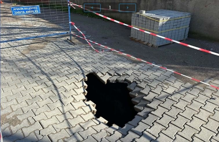 Çanakkale Ayvacık’ta Sağanak Alarmı: Yolun Bir Bölümü Çöktü