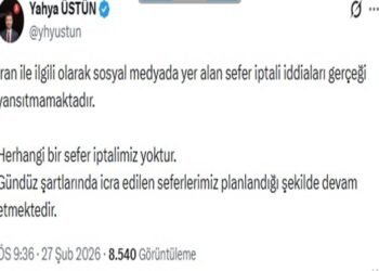 THY’den İran Uçuşlarıyla İlgili Net Mesaj: Seferler Devam Ediyor