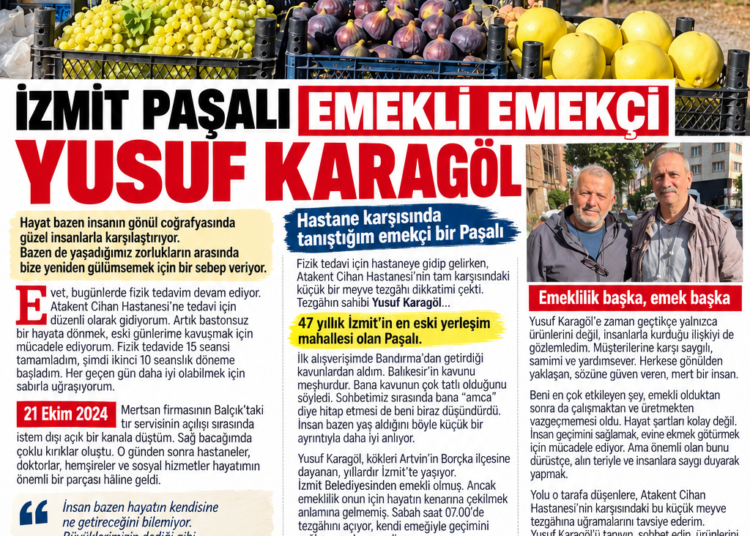 Emekli Emegin Meyve Tezgahi Hikayesi